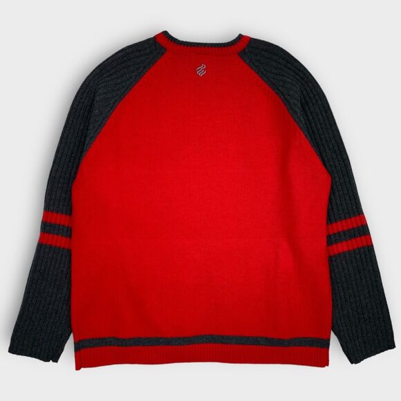 VINTAGE Rocawear Sweater Jacket Mens 3XL Knit Logo Pullover Zip Pockets Hip Hop - Picture 7 of 14